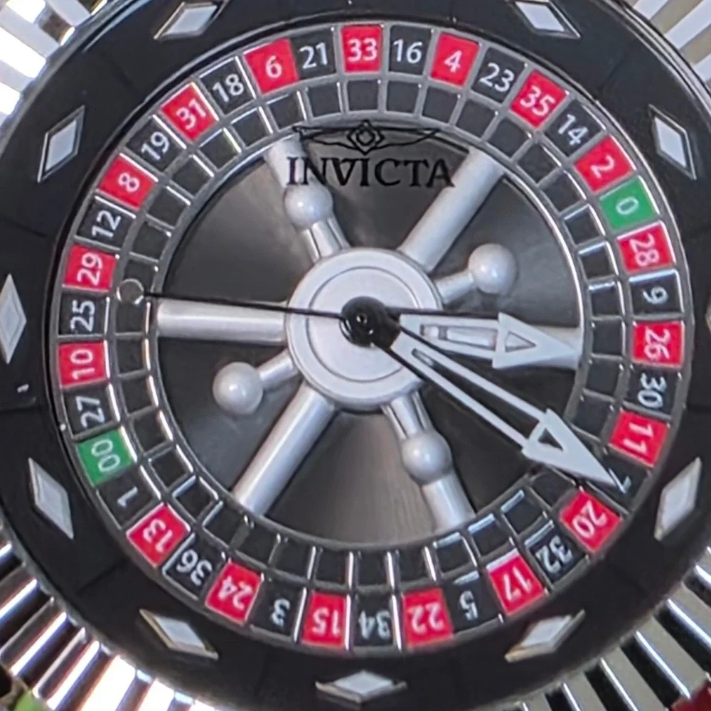 Invicta Specialty Roulette Automatic Men's Watch 52mm Steel NEW Yellow Diver Box